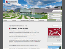 Tablet Screenshot of kohlbacher.at